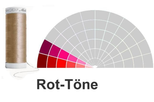 Amann Seralon Tafel Rot Z1 Nähgarn Nähgarn Amann Seralon - 200m Rolle - Rottöne