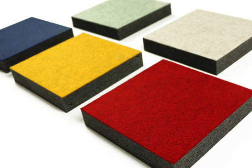 Bester Sound zum besten Preis: Akustikpaneel in einer Größe von 40 x 40 cm! Ap Akustikpaneele Akustikpaneele für Hotels Akustikpaneel Blue Fiber - 40 x 40 cmAkustikpaneele in verschiedenen Farben