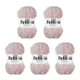 Voluminöse, flauschige Wolle, die an Kunstfell erinnert - für super flauschige Projekte! B2b Myboshi Fellino Farbe Pinku Wf895 5 Knaeuel Produktansicht Main 2048 2048(1) Mützenwolle Myboshi Fellino - 100 g - PinkuWolle, die die an Kunstfell erinnert, in zartem Rosa