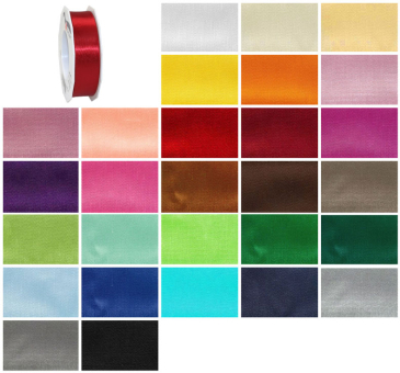 Hochwertiges Satinband auf der praktischen 25 m-Rolle Ba283 S4y Ohne Top-Seller Satinband 25 mm - 25 m-Rolle
