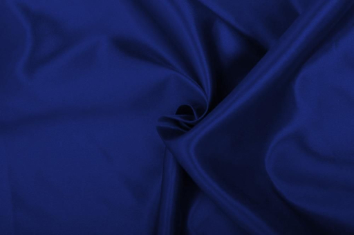 Bk5077540 Stm Z1  Bekleidungsstoff Satin - Seidentouch - Dunkelblau - 1,0 Meter Dunkelblau