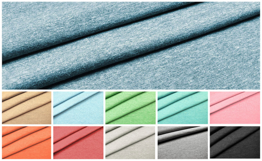 Feiner Jerseystoff mit schönem Melange-Effekt Bk5700 Jersey Melange S4 Uni Bekleidungsstoffe Jersey MelangeFeiner Jersey in Melange-Tönen