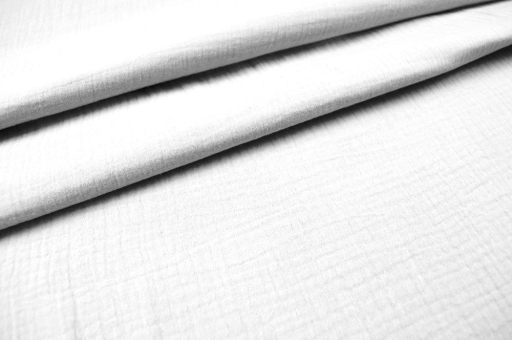 Bk5710001 Double Gauze Weiss Double Gauze - Uni - Weiß - 2,0 Meter Weiß