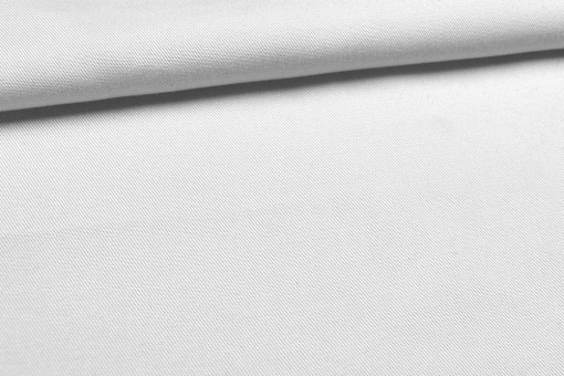 Weiches Polyester-Gewebe in Köperbindung -  vorbehandelt zum Bedrucken Bk5820 Viskose Twill Weiss(1)  PFP - Deko-Stoff Köperbindung soft - Weiß - 3,0 Meter