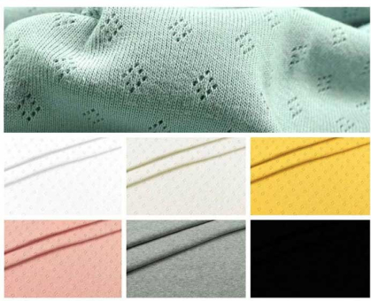 Wunderschöner Jersey aus 100% Baumwolle mit tollem Ajour-Muster Bk5969 Jersey Ajour S4y   (1) Uni Ajour-Muster Raute - Jersey - UniWeicher Jersey mit Ajour-Lochmuster