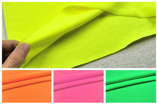 Strickbündchen als Schlauchware in kräftigen Neon-Farbtönen Bk6344 Neon Buendchen S4y(1) Uni Strickbündchen-Schlauch - NeonStrickbündchen in knalligen Neonfarben