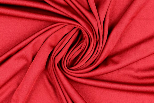 Bk7394 Polyester Jersey Rot Polyester-Jersey - Uni - Rot - 1,0 Meter Rot