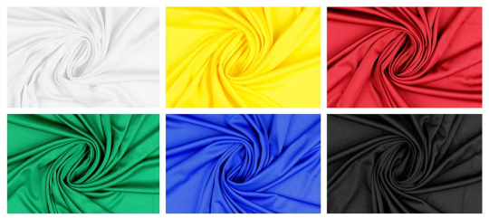 Preiswerter Jersey aus 100% Polyester für bequeme Kleidungsstücke, Kostüme und mehr Bk7394 Polyester Jersey S4 Fasnacht Stoffe Einfarbig Polyester-Jersey - UniJerseystoffe in verschiedenen Farben