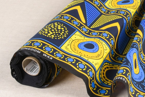 African Waxprint, beidseitig bedruckt, herrlich weich, pflegeleicht und preiswert zu haben! Bk7455 African Waxprint bedr. Bekl. Stoffe African Waxprint - AbidemiAfrican-Waxprint-Stoff mit Ethno-Muster