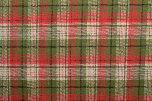 Weicher Flanell mit typischem Schottenkaro in Rot und Grün Bk7753 Schottenkaro Shetland Flanell Flanell Schottenkaro - ShetlandFlanell mit Schottenkaro in Rot/Grün