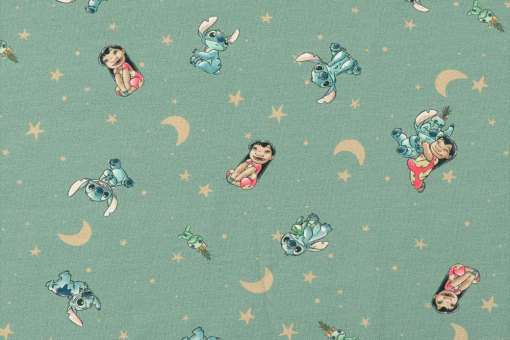 Ohana heißt Familie – und Familie heißt, dass niemand zurückgelassen wird. Bk7888 Jersey Liloundstitch Kinderstoffe Jersey - Lilo & StitchJersey mit Lilo und Stitch