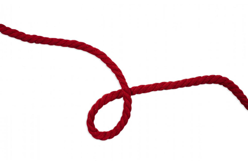 Unifarbiges Kordel in Rot Bm1114250 Kordel Uni Rot Kordeln + Schnüre Kordel - Rot - 8 mm - MeterwareKordel in Rot