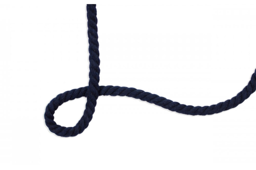 Unifarbiges Kordel in Marineblau Bm1114585 Kordel Uni Dunkelblau Kordeln + Schnüre Kordel - Marine - 8 mm - MeterwareKordel in Marine