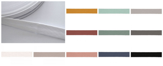 Einfassband aus Double Gauze - vielseitig einsetzbar  Bm1138 Farbtafel Double Gauze Einfassband Musselin Stoffe Double-Gauze - Einfassband