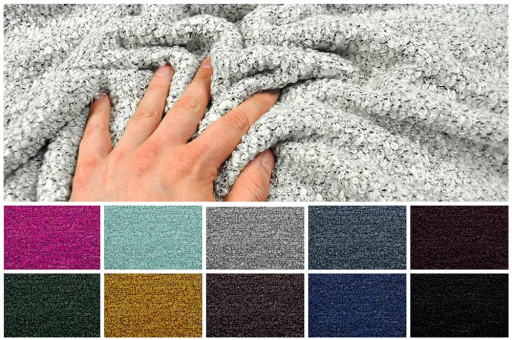 Hier kratzt nichts! Supersofter Bouclé mit Wollanteil - eine weiche Wohltat für die Haut! Boucle Wollstoff S4y Neu Sonstige Bouclé-WollstoffBouclé-Stoff in verschiedenen Farben