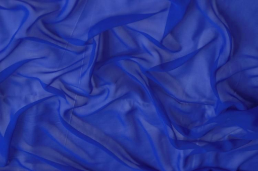 Chiffon Royal Neu Z1 Chiffon Stoff - Royal - 1,0 Meter Royal
