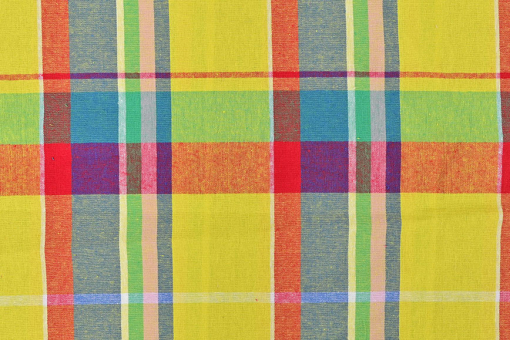 Bunt karierter Stoff aus 100% Baumwolle - perfekt für klassische Kleidungsstücke, Kostüme, Heimdeko und mehr Co6782 Baumwollstoff Karo Karostoffe Karo-Baumwollstoff HarriBaumwollstoff mit buntem Karomuster