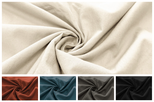 Weicher, vorgewaschener Baumwollstoff mit natürlicher Knitteroptik – pflegeleicht, vielseitig und hautfreundlich. Co6929 Baumwolle Gewaschen Farbtafel Uni Bekleidungsstoffe Baumwollstoff - GewaschenBaumwolle gewaschen in verschiedenen Farben