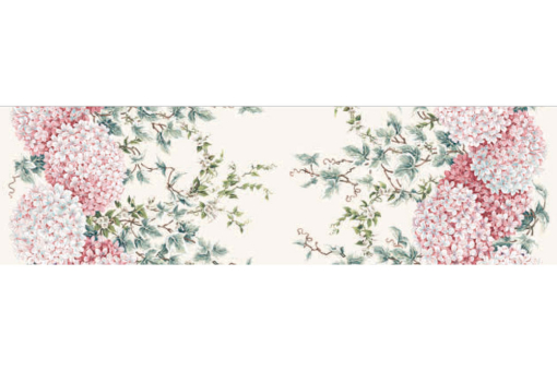 Prachtvolles Blumendesign im intensiven Digitaldruck auf feiner Baumwolle - Made in Italy! Co7011 Dekostoff Baumwolle Borduere Hortensien Mai Baumwoll-Dekostoff Digital - HortensienBaumwollstoff mit Hortensienmotiv