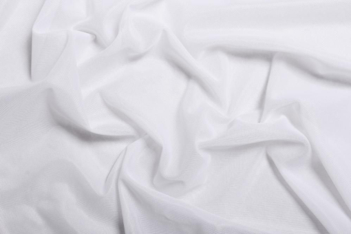 Wählen Sie Ihre Lieblingsfarbe und sichern Sie sich den antistatischen Deko-Jersey, der durch seine Dehnbarkeit universell einsetzbar ist Dekorationsstoff Stretch S4 Weiss Z1 Uni Dekorations Stretch Weiß