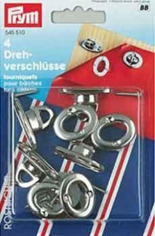 Drehverschluss oval - für Planen, Segeltücher usw. Drehverschluss Z1 Ösen Drehverschluss oval