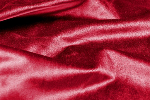 Ds5809 Spiegelsamt Rot Spiegelsamt Deluxe - Glänzend - Uni - Rot - 1,0 Meter Rot