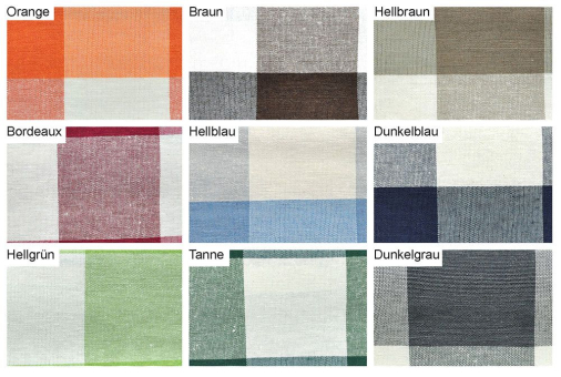 Vorhang- und Dekostoff aus pflegeleichtem Mischgewebe mit klassischem Karo-Design Ds5844 Deko Gardinenstoff Karo S4y Übergardinen Deko- und Gardinenstoff - 280 cm - Karo 5,5 cm