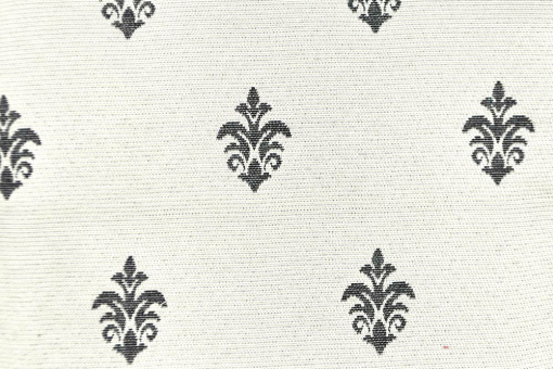 Edles Barockmuster, verwebt in 1A-Qualität - schwerer, beidseitig verwendbarer Jacquard! Ds6087 Jacquard Beidseitig Barock Lilie Creme Dekostoffe Jacquard Jacquard - Barock-Lilie - CremeJacquardstoff mit Barockmuster