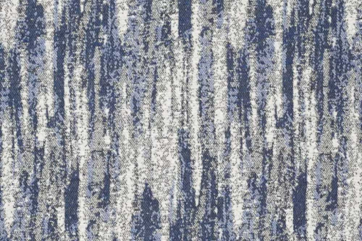 Aufwändig gewebter Gobelin mit lässig modernem Design Ds6304 Gobelin Basic Stripy Blau Gobelin sonstige Gobelin Basic - Stripey - JeansblauModern gemusterer Gobelin in Jeansblau