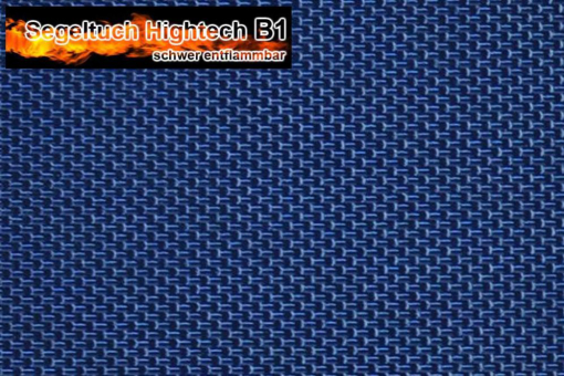 Dunkelblau 0120 Z1 Z1 Reststücke reduziert Segeltuch Hightech B1 - 240 g - Fluorcarbon - Dunkelblau - 1,0 Meter Dunkelblau