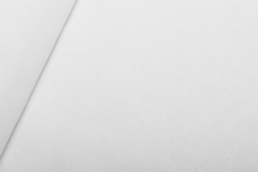 Robuster Polyester-Canvasstoff - vorbehandelt für Transferdruck Dw 110 Panama Weiss bedruckbare Stoffe PFP - Canvas-Stoff - WeißKlassischer Panama-Stoff in Weiß - vorbehandelt zum Bedrucken
