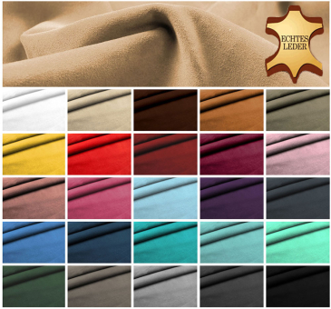 Sichern Sie sich ein "Filet-Stück" Echtleder in einer Stärke von ca. 1,2 mm El1034 Echtleder Colorade S4y Neu Logo Echtleder Echtleder-Stück  Colorado - Velours - CrouponHandschuhweiches Leder in schicken Farben