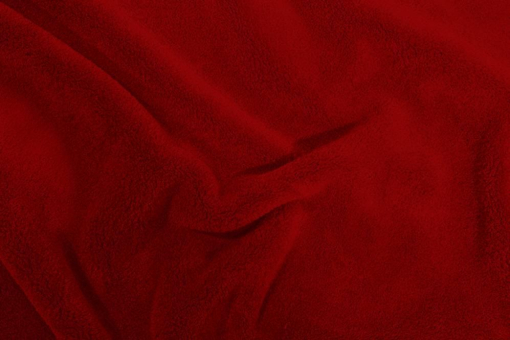 Ein traumhaft kuschelig, weiches Flausch-Erlebnis erwartet Sie hier Fl5002260 Fleece Dunkelrot Z1 Fleece Wellness Fleece BordeauxSuperweicher Fleece-Stoff in tollen Farben