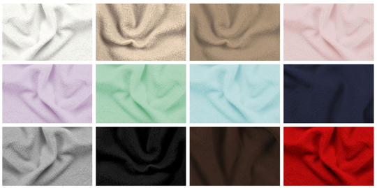Kuscheliger Jerseystoff für alles, was warm, weich und flauschig werden soll - mit diesem Stoff fühlen Sie sich wie auf Wolke 7 Fl5027 Baumwoll Fleece S4y Neu(4) Fellstoffe Jersey-FleeceJersey-Fleecestoffe in verschiedenen Farben