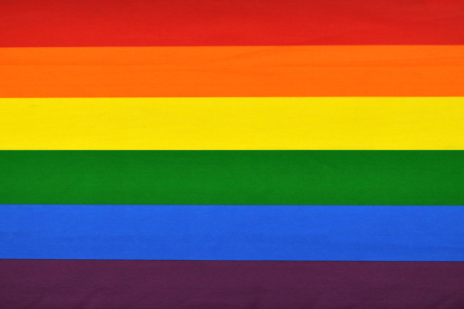 Fröhlich-bunter Stoff für Fahnen, Flaggen und Deko aller Art! Flaggenstoff Baumwolle Regenbogen Top-Seller Flaggenstoff - RegenbogenStoff in den Regenbogenfarben
