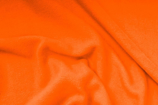 Fleece Neon Orange3 Z1 Fleece - Neonfarben - Neon-Orange - 1,0 Meter Neon-Orange