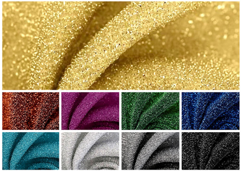 Glitzernd und elastisch - dieser Lurex ist ein Alleskönner zum kleinen Preis! Fn3157 Lurex S4 2023 Effektstoffe Lurex-Stretch - GlamourGlänzende Lurexstoffe in verschiedenen Farben