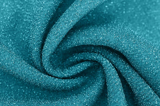 Glitzernd und elastisch - dieser Lurex ist ein Alleskönner zum kleinen Preis! Fn3157 Lurex Tuerkis Glanzstoffe Lurex-Stretch - Glamour TürkisGlänzende Lurexstoffe in verschiedenen Farben