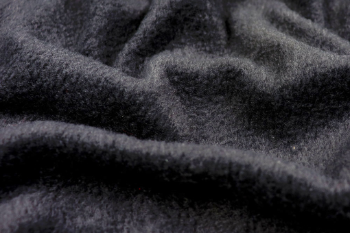 Kuschelig weicher Stoff für die kalten Tage - ideal für Bekleidung und vieles weitere mehr! Fp1099970 Lammfleece Grau 1 Fleece Lammfleece - leicht - GrauLeichtes Fleece in Dunkelgrau