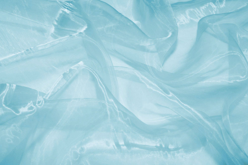 Glanz Organza Aqua Glanz-Organza - Uni - Aqua - 3,0 Meter Aqua