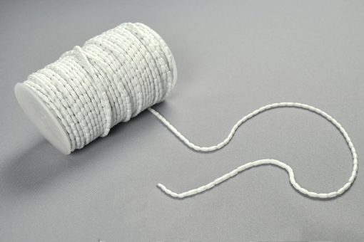 Gz5033 Bleiband 50g sonstiges Gardinenzubehör Öko-Bleiband - synthetisch ummantelt - 50 g-Walzen - WeißÖko-Bleiband mit 50 g-Walzen, synthetisch ummantelt in Weiß
