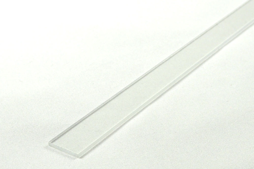 Transparente Kunststoff-Leiste für Flächen- und Schiebe-Gardinen Gz5043 Beschwerungsstab Gardinenschienen-Zubehör Paneelleiste - 150 cm - Kunststoff transparentTransparenter Beschwerungsstab für Schiebe-Gardinen