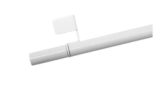 Ausziehbare Klemmstange  Gzg1078 Vitrage / Cafehaus GARDINIA Klemmstange - Ø 8/10 mm - Filigrano Zylinder - 50 - 80 cm - Weiß