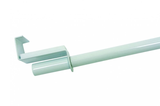 Ausziehbare Spannvitrage zum Spannen auf Fensterflügel Gzg1205(1) Vitrage / Cafehaus GARDINIA Metall-Spannvitrage - Ø 9 mm - 120 - 160 cm - Weiß