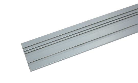 Aluminium-Vorhangschiene mit drei Laufkanälen Gzg1241 Gardinenschienen GARDINIA Aluminium-Vorhangschiene - 3-läufig - 150 cm - Aluminium