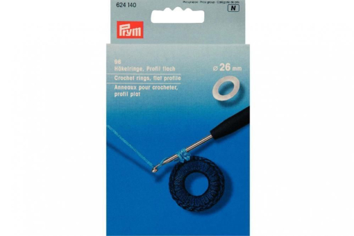 Haekelringe Flach 624140 Z1 Sonstiges Handarbeitszubehör Häkelringe Prym - flach 26 mm Weiß KST