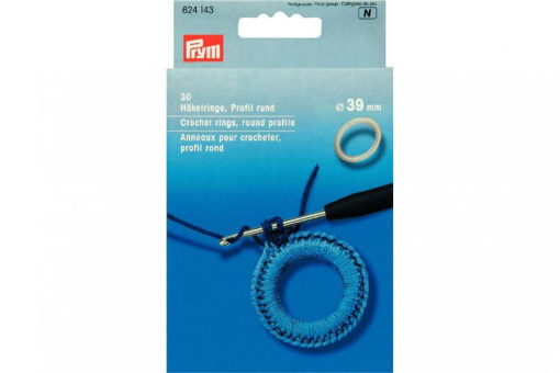 Hkelringe Rund 624143 Z1 Sonstiges Handarbeitszubehör Häkelringe Prym - rund 39 mm Weiß KST