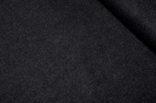 Jeans Stoff Meterware Js5006 Z1 Hosenstoffe Jeansstoff gewaschen Schwarz - 1,0 Meter