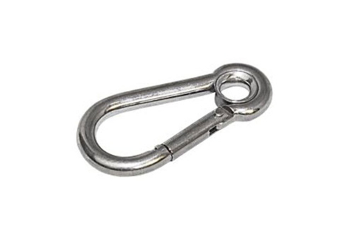 Karabinerhaken mit Key-Lock-Verschluss Karabinerhaken Kausche Karabiner Karabinerhaken mit Kausche