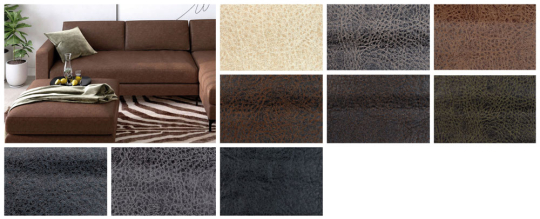 Hochwertiges Leder-Imitat in Büffel-Optik - schön weich, zum unschlagbaren Top-Preis! Kl1136 Farbtafel Kunstleder Büffel - Kunstleder Kunstleder - BüffelFarbtafel für das Büffel - Lederimitat